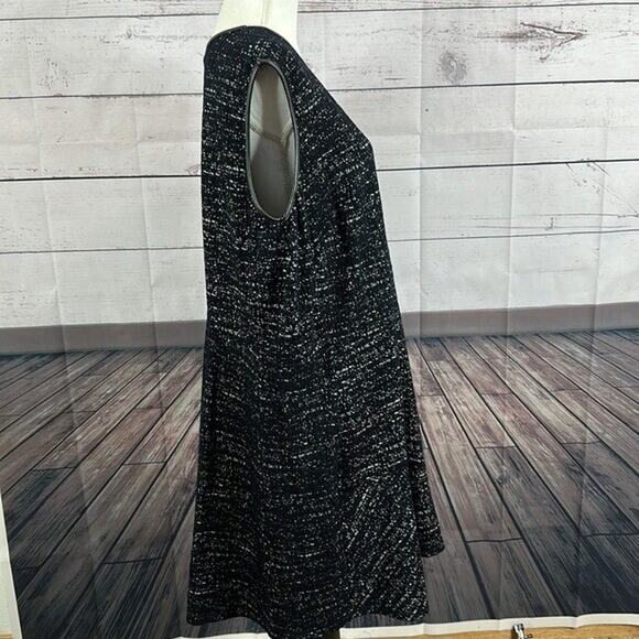 Nic Zoe Dress Womens 2X XXL Black Midi Career Office Knit Zip Capsule - Picture 6 of 11